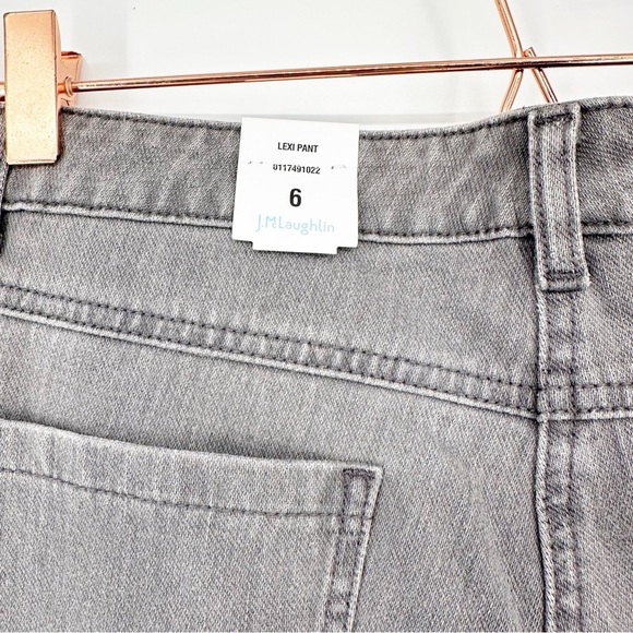 NWT J. McLaughlin Lexi Pant Gray Skinny Mid Rise Jeans - Picture 7 of 9